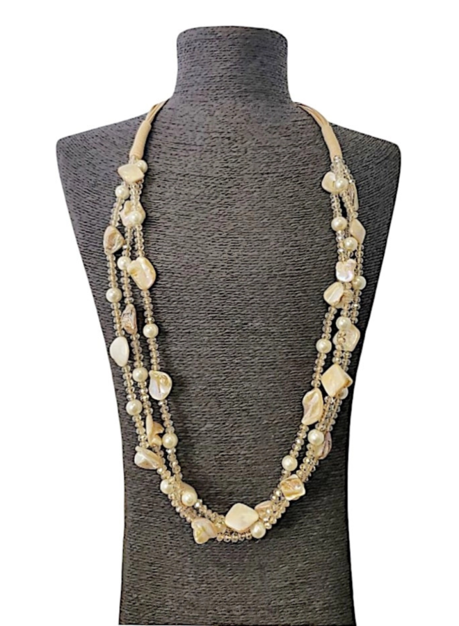 Latte Pearl Necklace