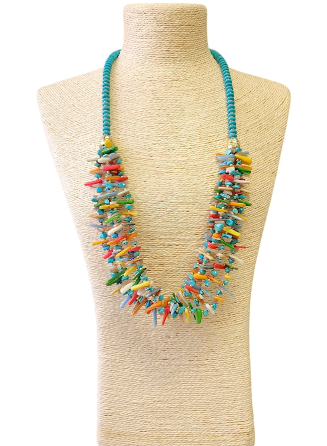 Chips Of Color Necklace