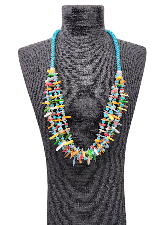 Chips Of Color Necklace