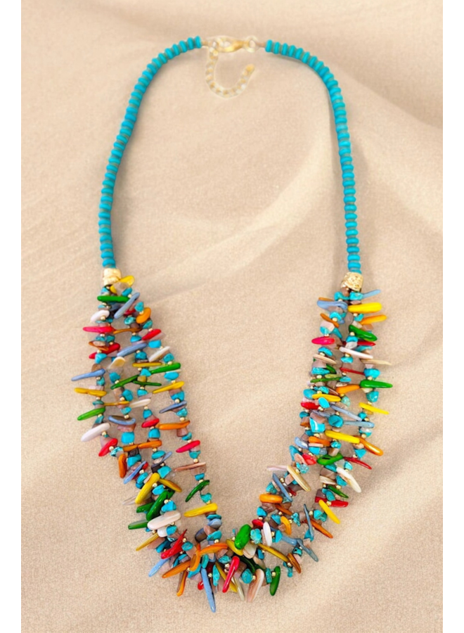 Chips Of Color Necklace