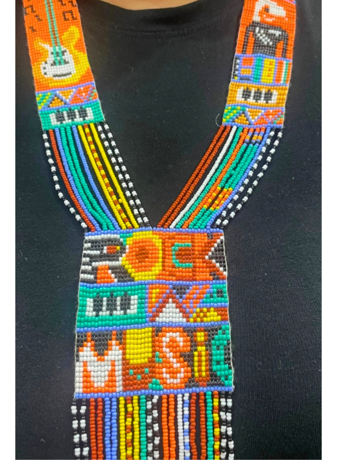 Rock Star Beaded Necklace