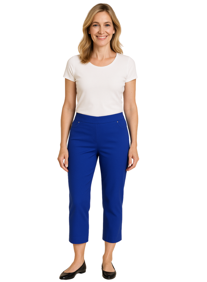 Renuar Crop Pant In Royalty