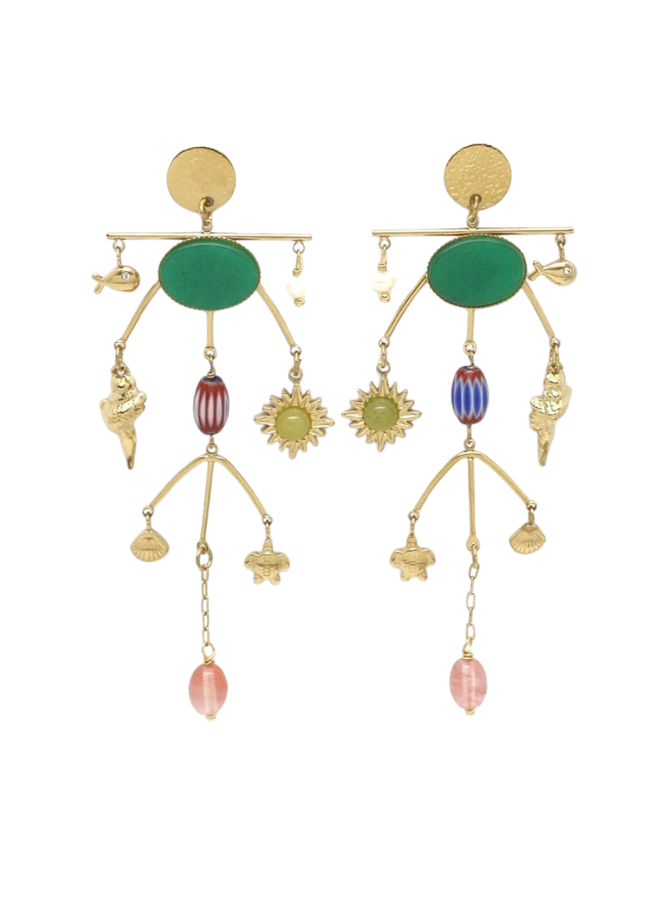 Museum Seaside Mobile Earrings