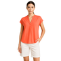 Renuar Essential Short Sleeve Top In Papaya