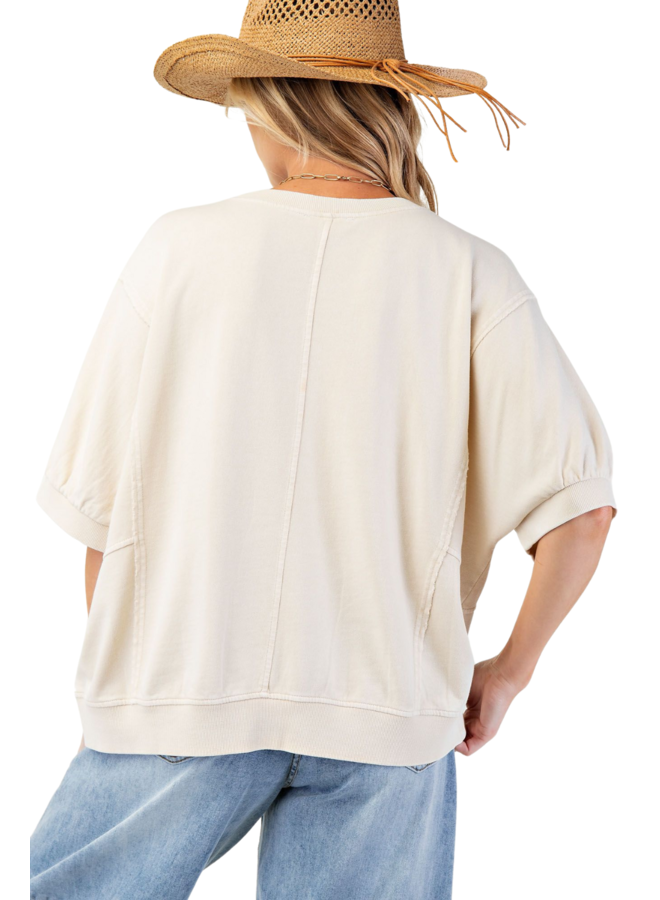 Flower Patch Knit Pullover
