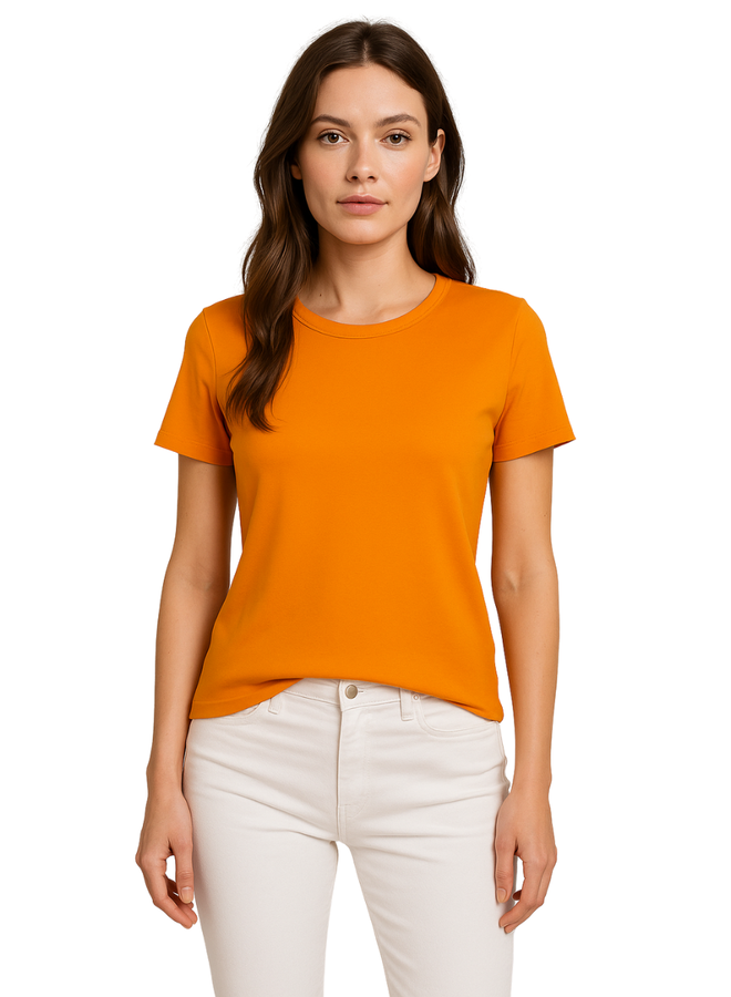 Renuar Terrific Tee In Mandarin