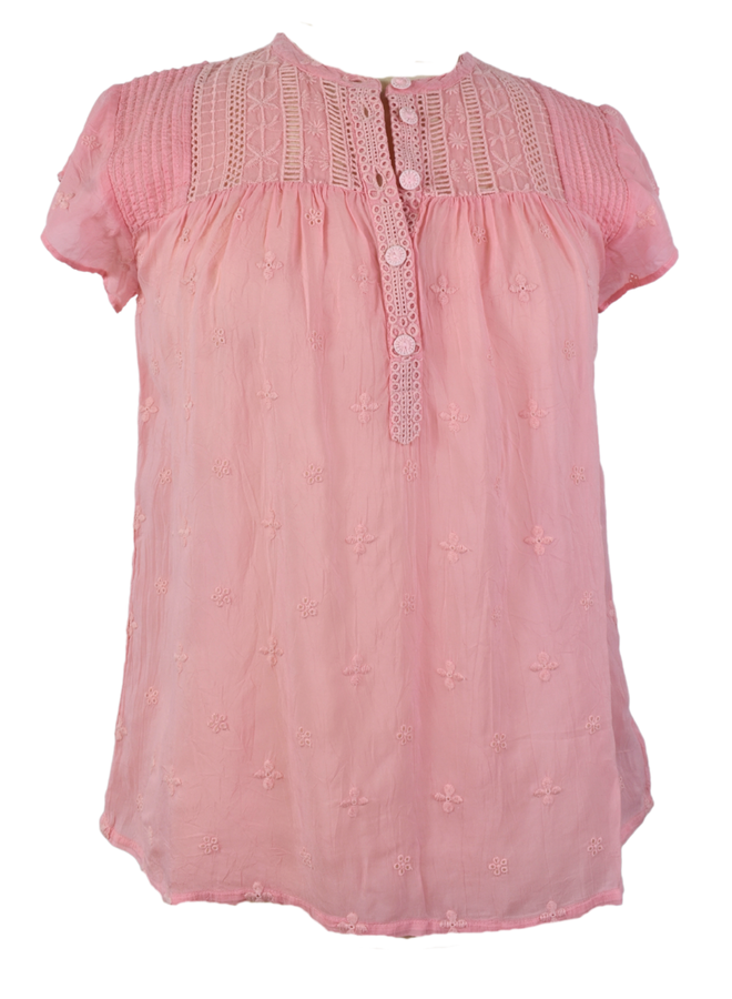 Johnny Was Tunara Blouse in Taffy