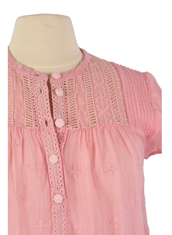 Johnny Was Tunara Blouse in Taffy