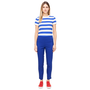Renuar Cigarette Ankle Pant In Lapis