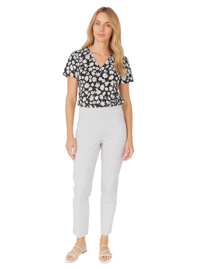 Renuar Cigarette Ankle Pant In Clay