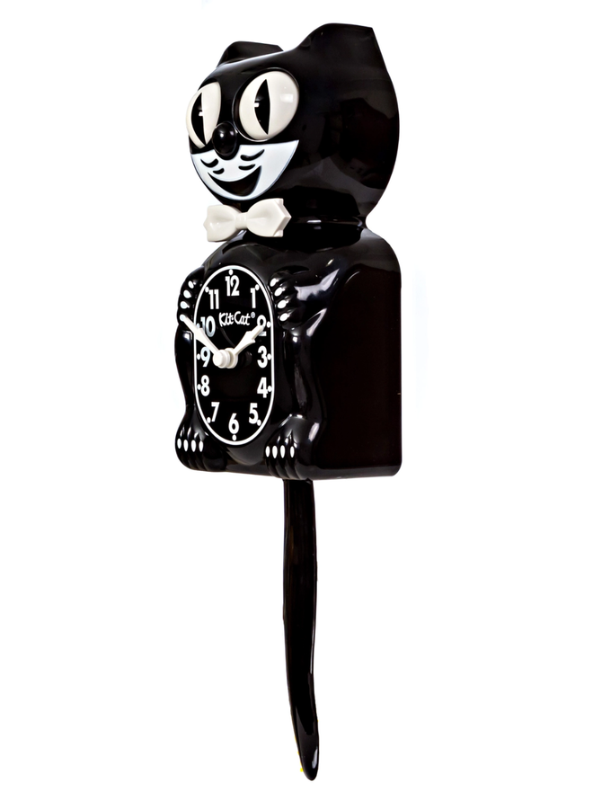 Classic Black Kit Cat Klock