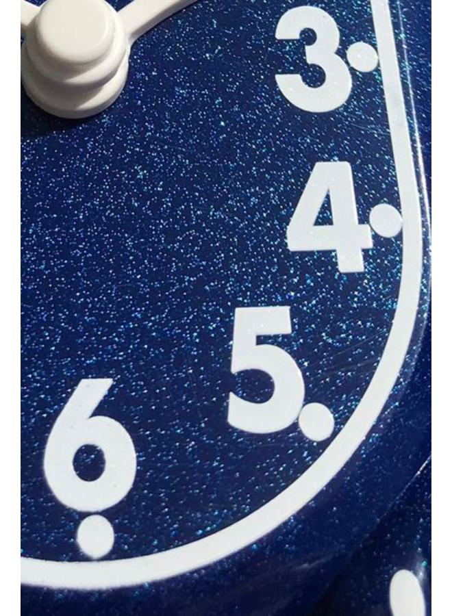 Galaxy Blue Kit Cat Klock