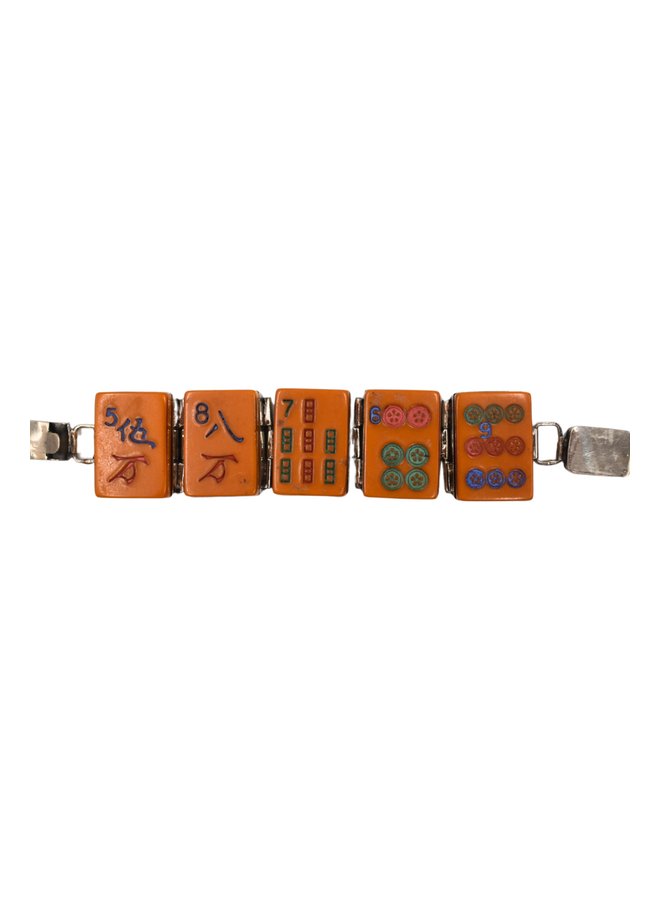 Vintage Bakelite Mahjong Bracelet