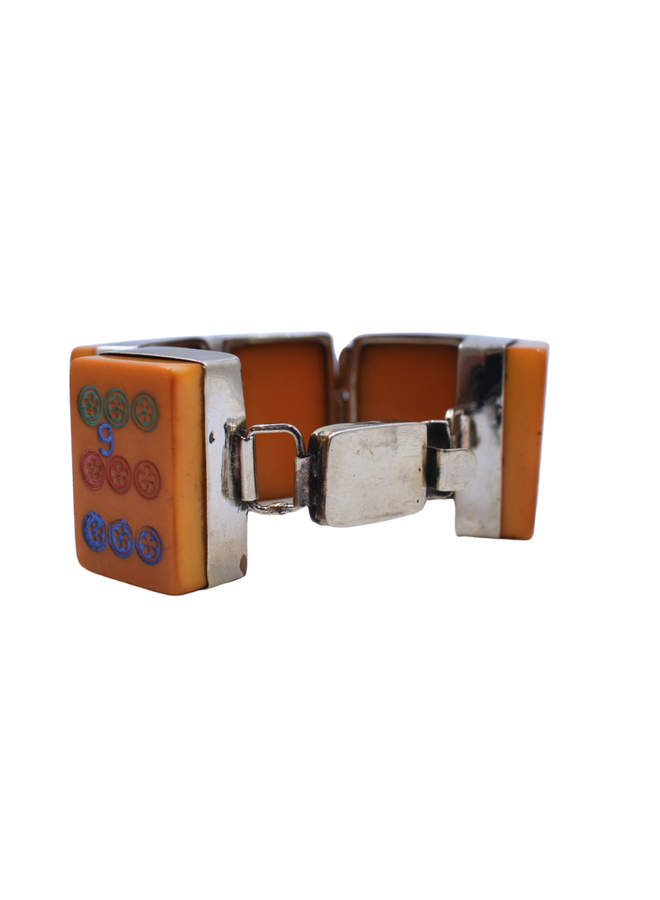 Vintage Bakelite Mahjong Bracelet