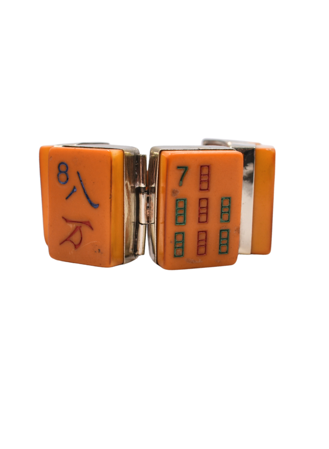 Vintage Bakelite Mahjong Bracelet