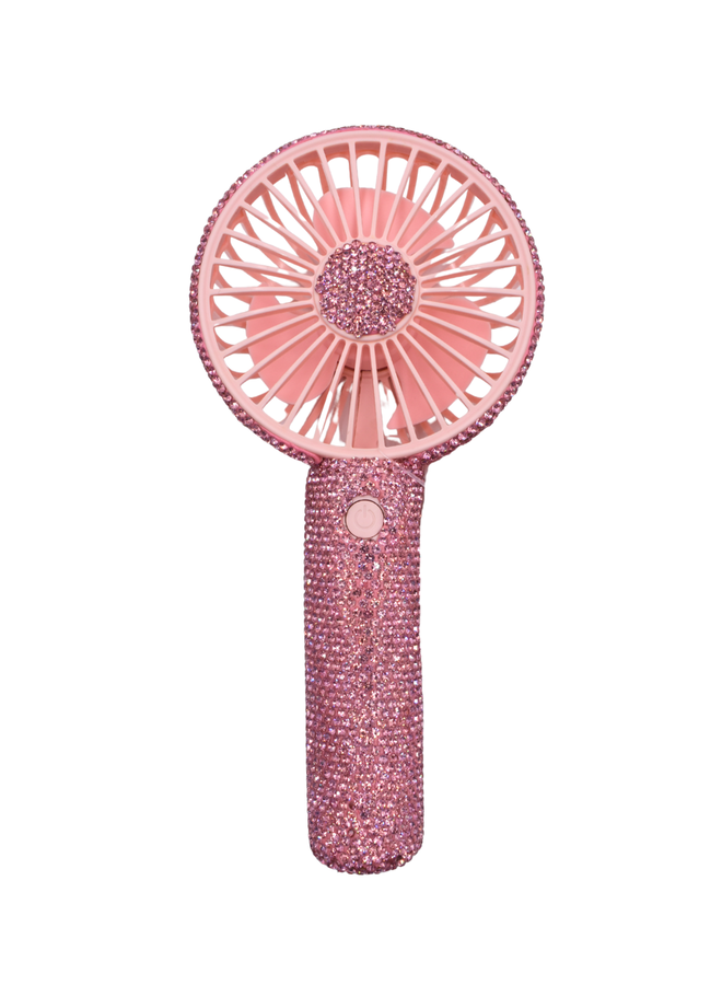 Jewel Encrusted Hand Held Fan