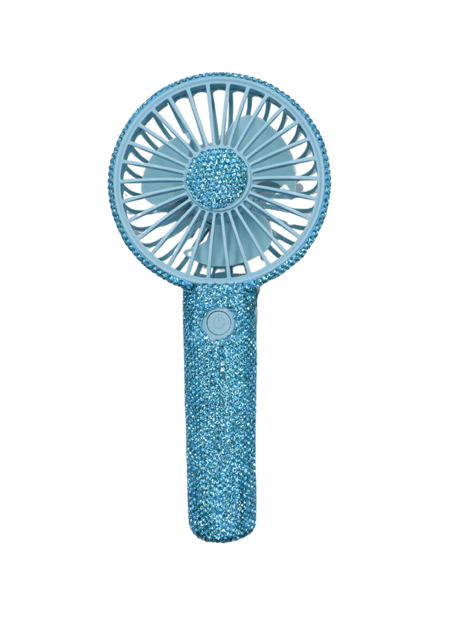 Jewel Encrusted Hand Held Fan