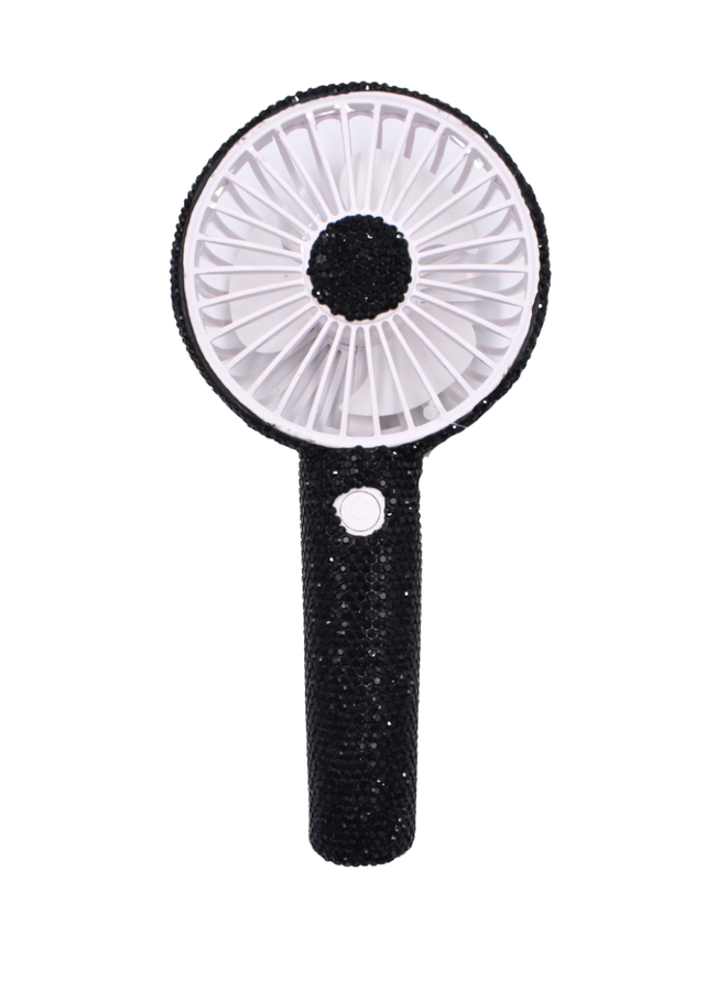 Jewel Encrusted Hand Held Fan