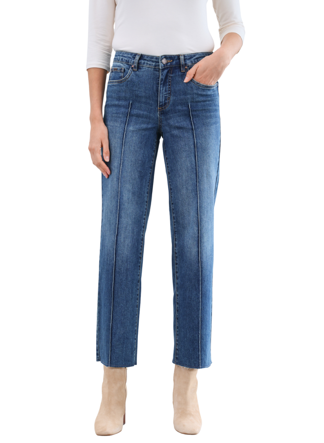 French Dressing Olivia Wide Leg Vintage Wash Jean