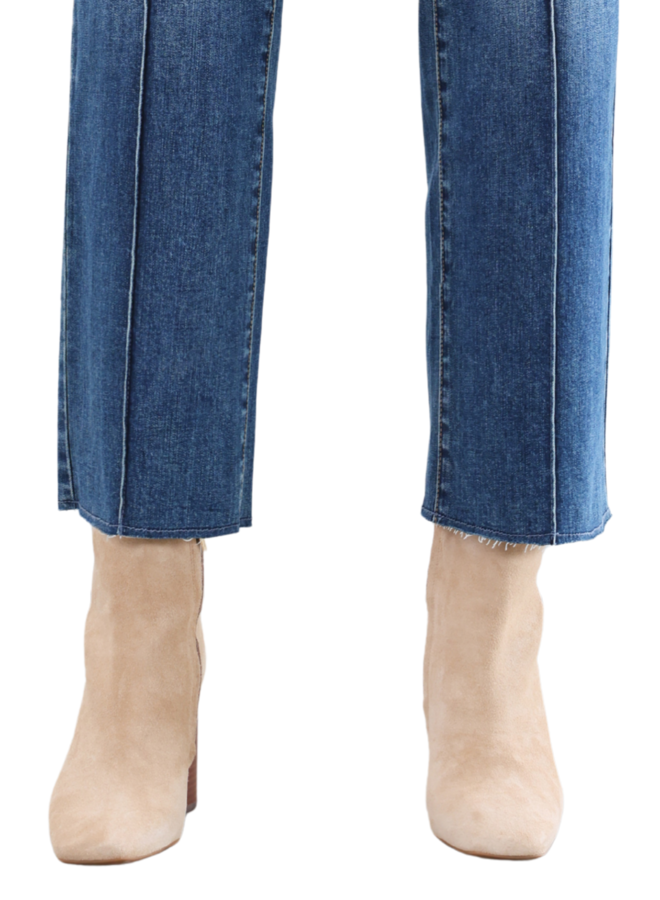 French Dressing Olivia Wide Leg Vintage Wash Jean