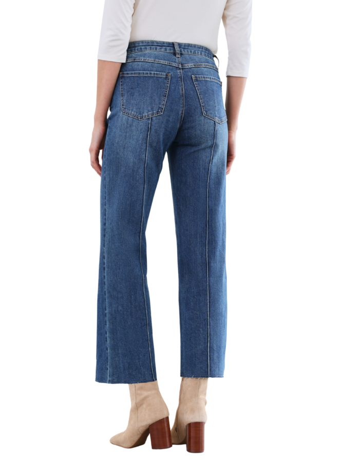 French Dressing Olivia Wide Leg Vintage Wash Jean