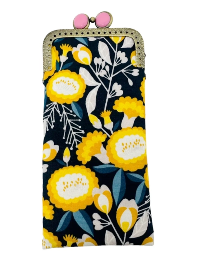 Sunshine Floral Eyeglass Case