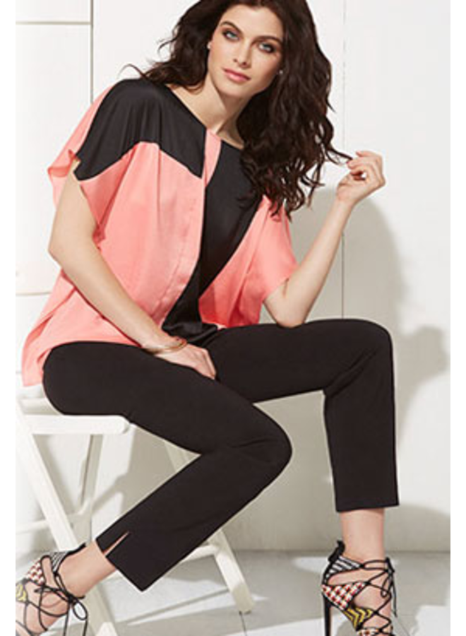Renuar Cigarette Ankle Pant In Black