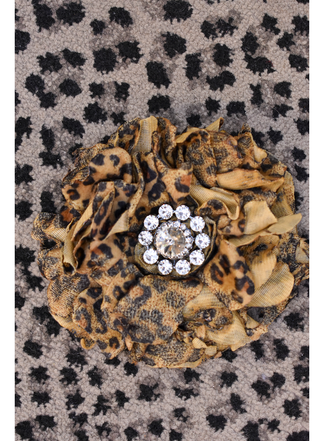 Vintage Velvet Flower Pin