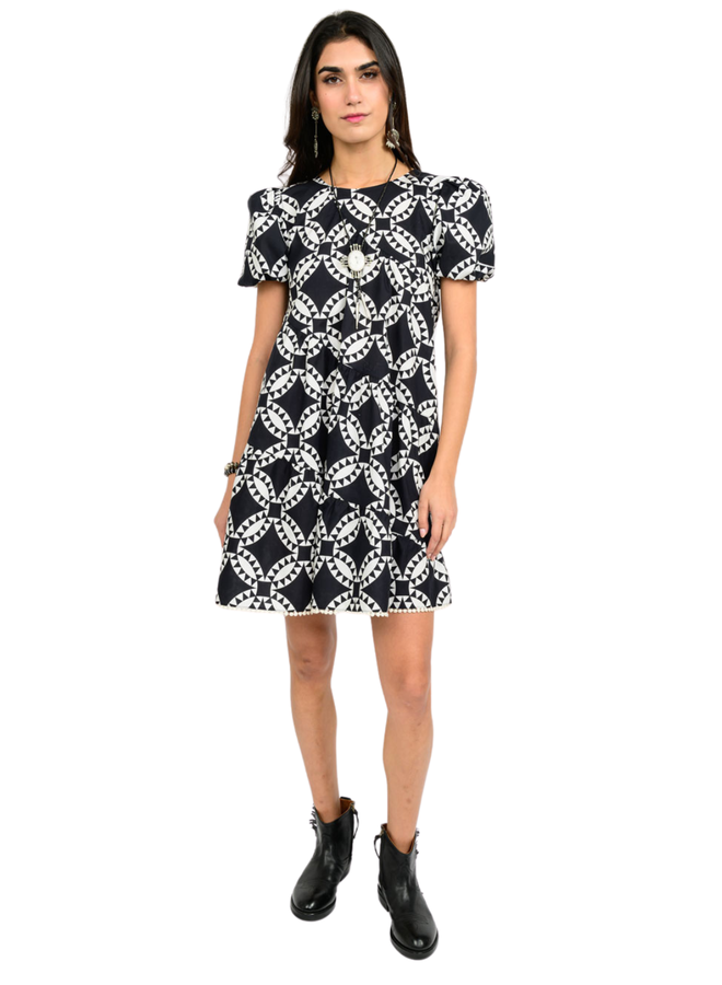 Uncle Frank Quality Pattern Swing Dress