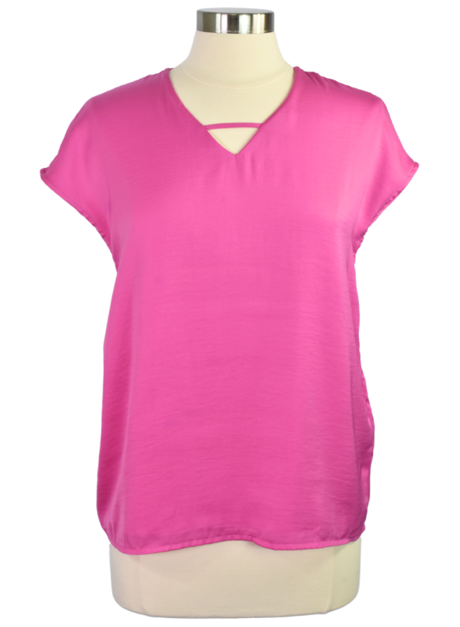 Renuar Soft Double Front Top In Lollipop