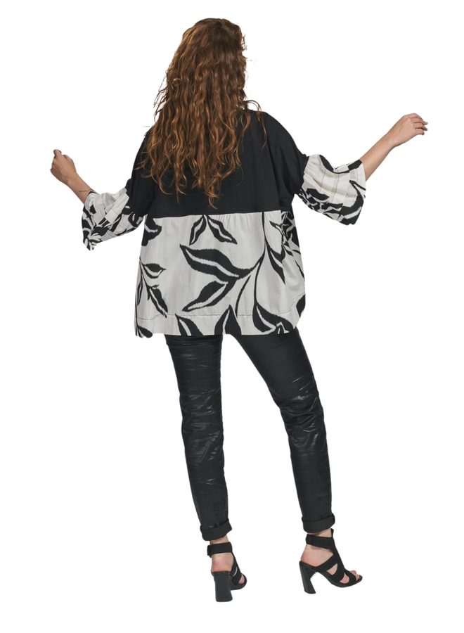 Alembika Iconic Jeans In Black Shimmer