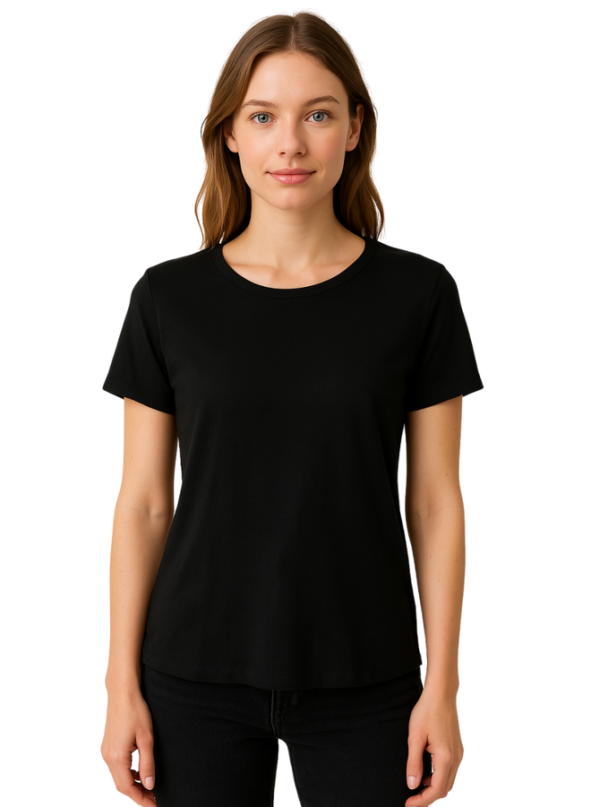 Renuar Button Sleeve Tee in More Colors