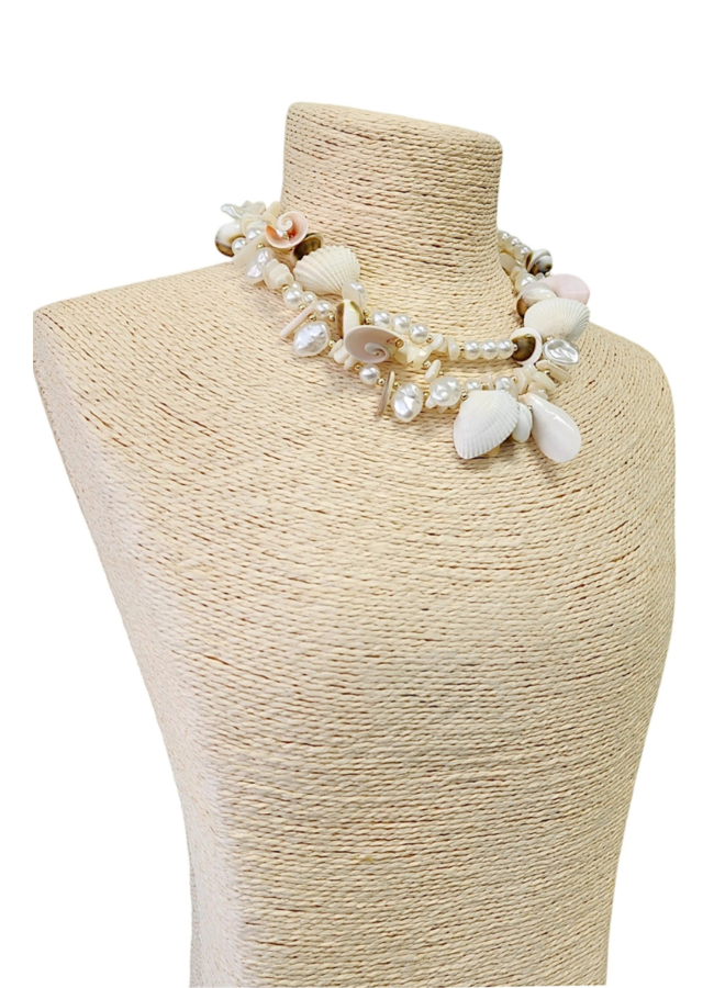 Pearl And Seashell Necklace
