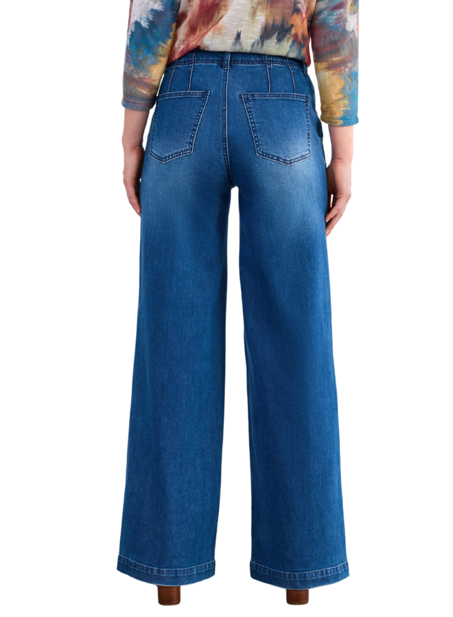 French Dressing Suzanne Wide Leg Denim Trouser