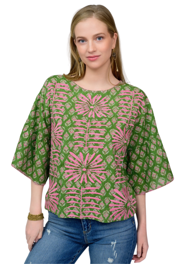 Sister Mary Elena Top in Green