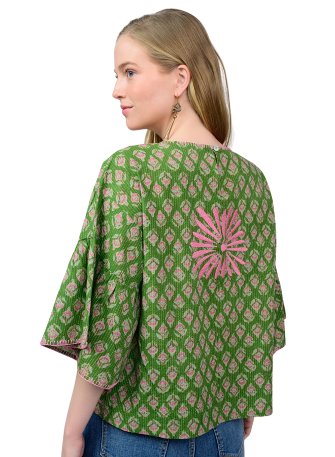 Sister Mary Elena Top in Green