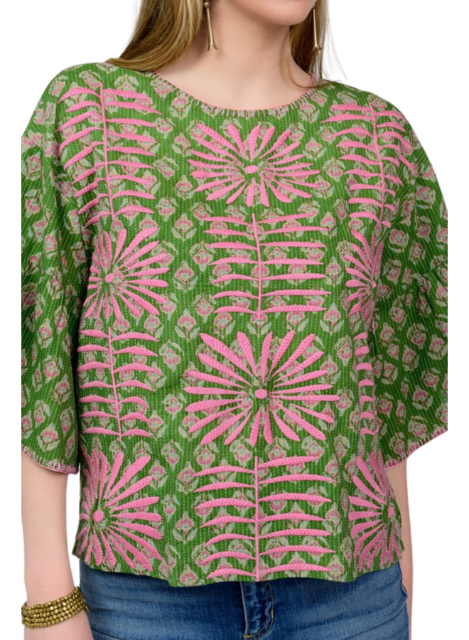Sister Mary Elena Top in Green