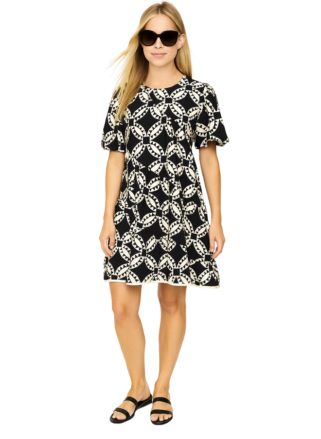 Uncle Frank Quality Pattern Swing Dress