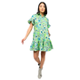 Uncle Frank Neon Blooms Shirt Dress
