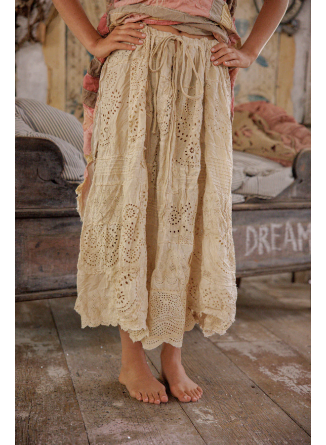Magnolia Pearl Eyelet Patchwork Pissarro Skirt