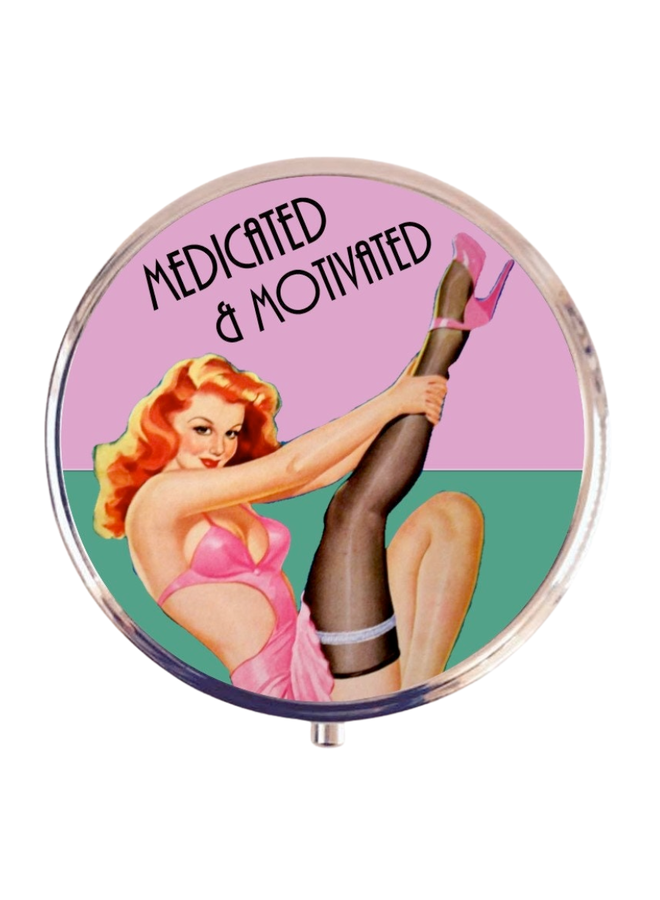 Medicated And Motivated Pill Case
