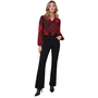 Renuar Pull-On Bootcut Pant in Black
