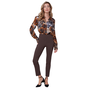 Renuar Cigarette Ankle Pant In Chocolate