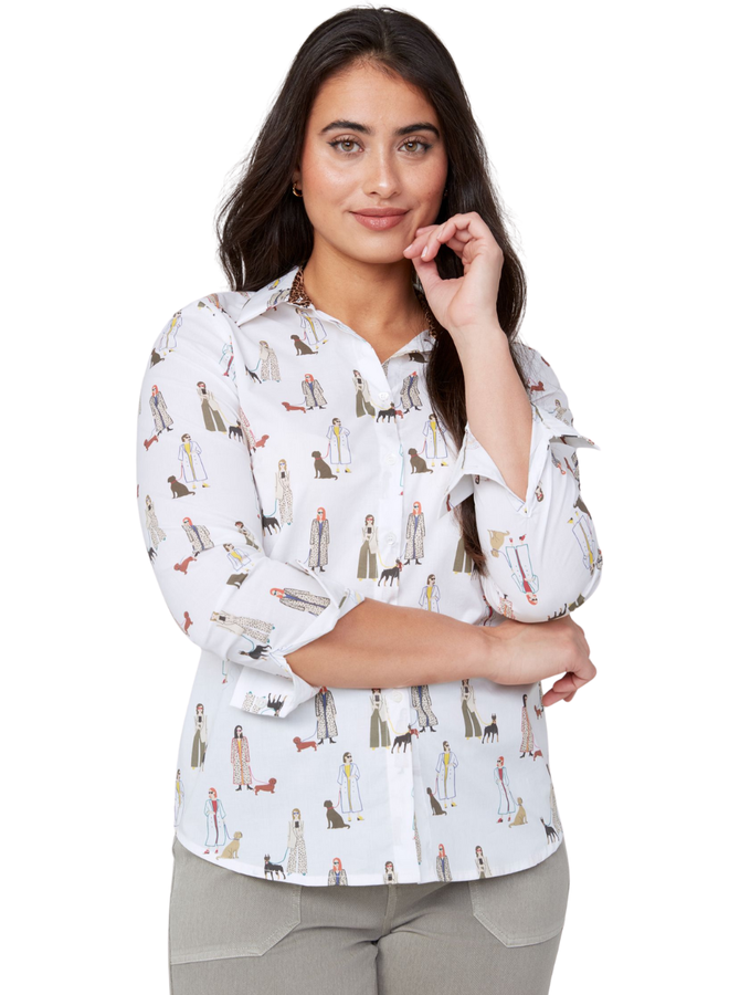 Renuar Walk Your Dog Blouse