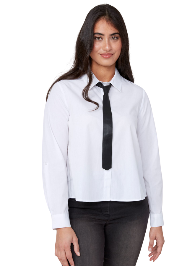 Renuar Pleat Necktie Shirt in Three Colors