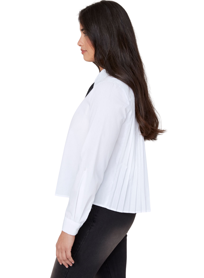 Renuar Pleat Necktie Shirt in Three Colors