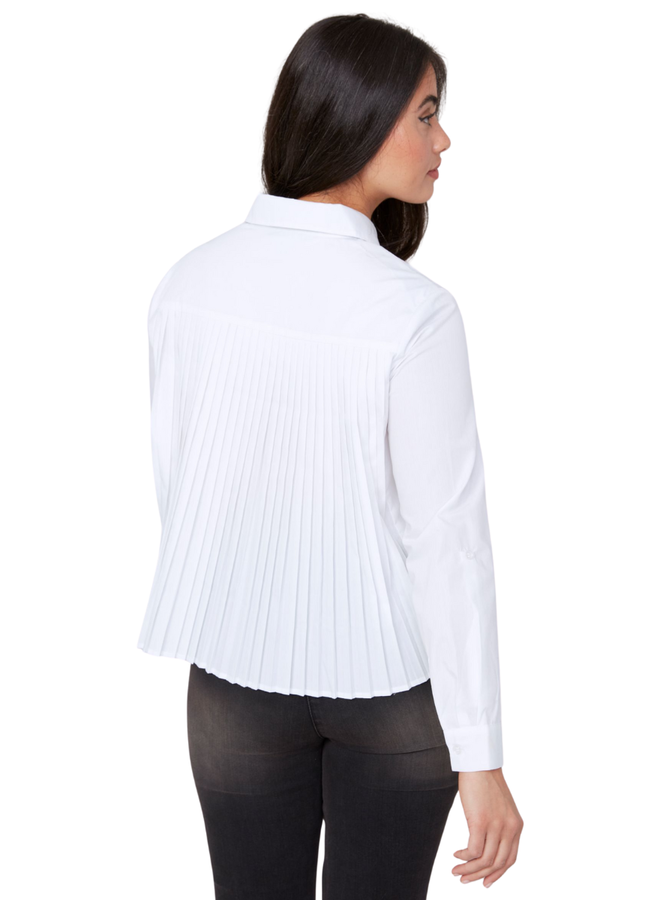 Renuar Pleat Necktie Shirt in Two Colors