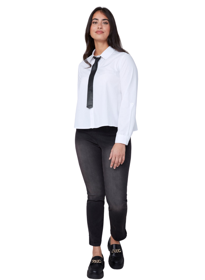 Renuar Pleat Necktie Shirt in Three Colors