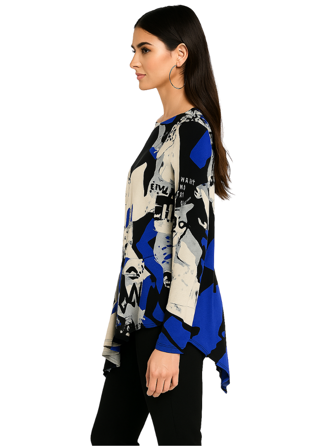 Chalet Arlowe Top in Blueprint