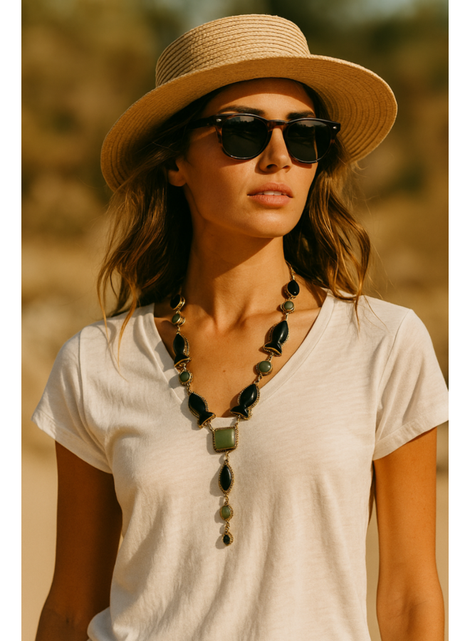 Ebony Fish Necklace